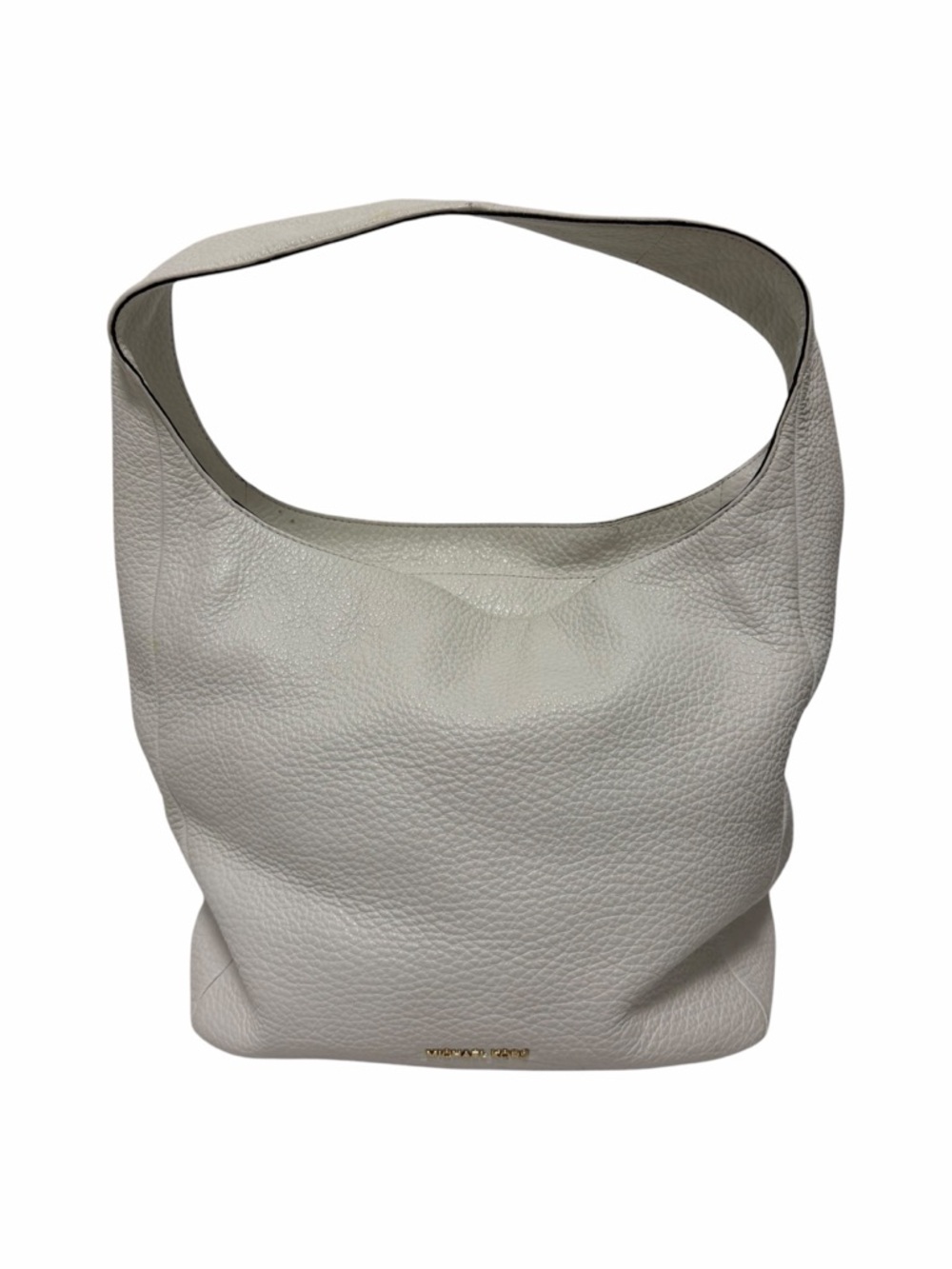Michael Kors Pebbled White Leather Handbag